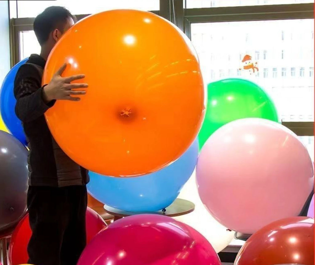 Factory Direct 36-inch Christmas Round Latex Balloon Thickened and Enlarged 35g Giant Balloon Single Item