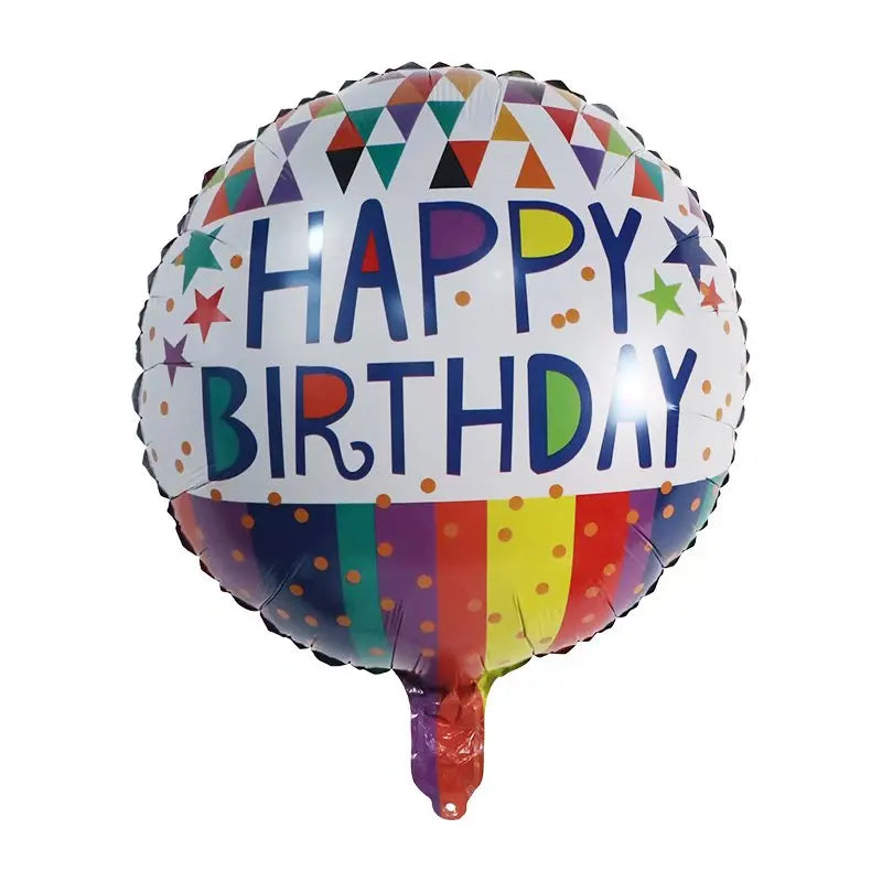 10pcs 18inch Happy Birthday Balloons Baby Shower Balloon Happy Birthday Party Decoration Foil Globos