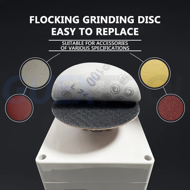 Small Electric Knife Sharpener Scissors Grinder Carving Knife Grinder 4-inch Disc Sandpaper Table Grinder Polishing Machine ABS