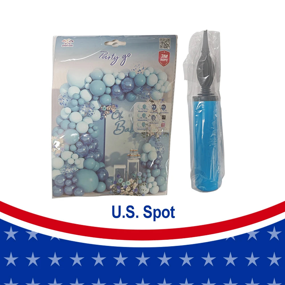 90 PCS REFRESH LOOKING  LATEX BALLOON  ARCH KIT for WEDDING, BIRTHDAY, ROMANTIC PROPOSAL