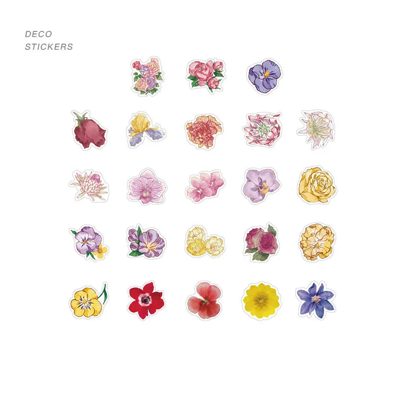 46pcs Per Pack Old Time Series Mini Boxed Stickers Retro Scrapbook Diary Sticker Set Notebook DIY Phone CaseLabel