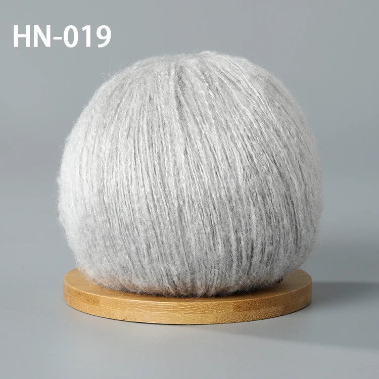 250g Crochet Mohair Yarn For Knitting Sweater Shawl Skin-Friendly Baby Wool Lace Thread ilos para tejer dedelgado Yarns 5pcs