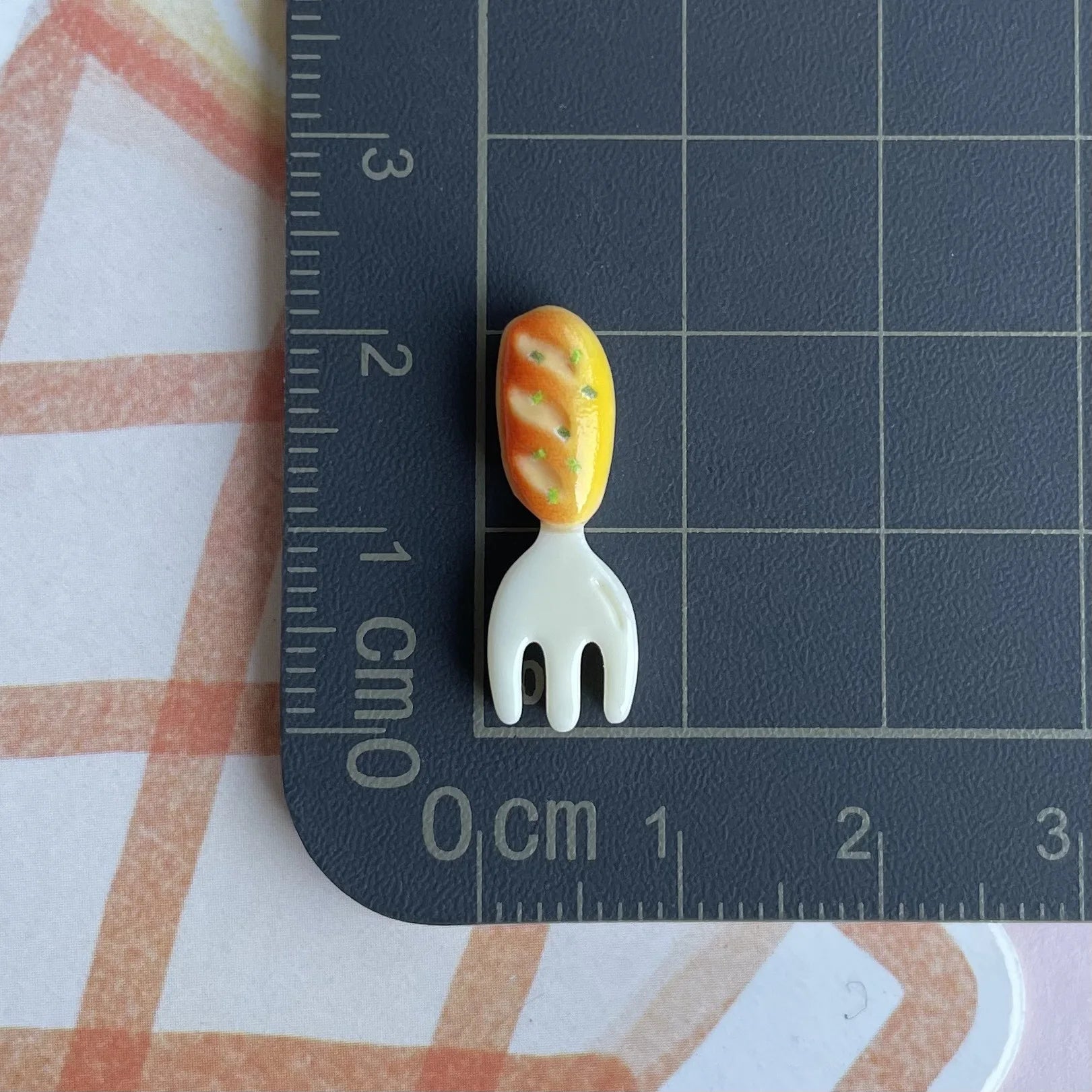 100Pcs Resin Mini Bread Fork Spoon Tableware Flat Back Cabochon Scrapbook Crafts DIY Embellishments Jewelry Making Accessories