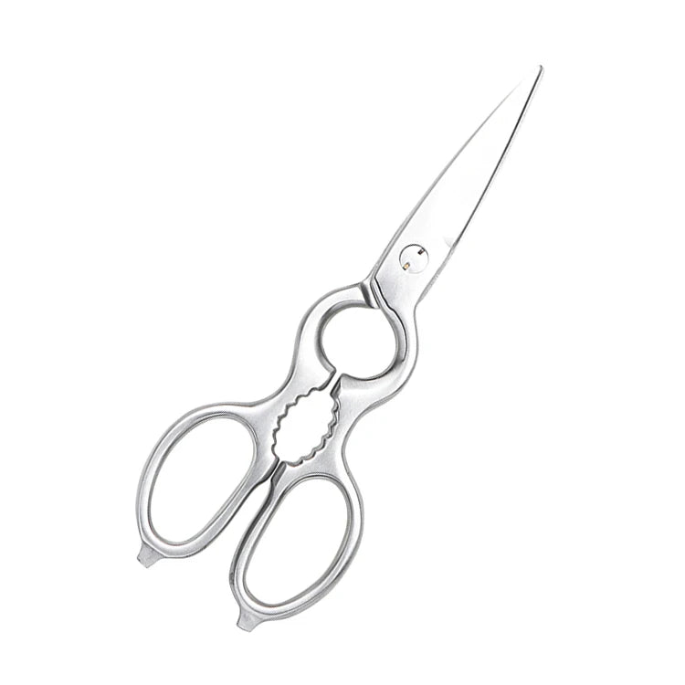 Stainless Steel Scissor  Kitchen Shear with Bottle Opener Walnut Cracker