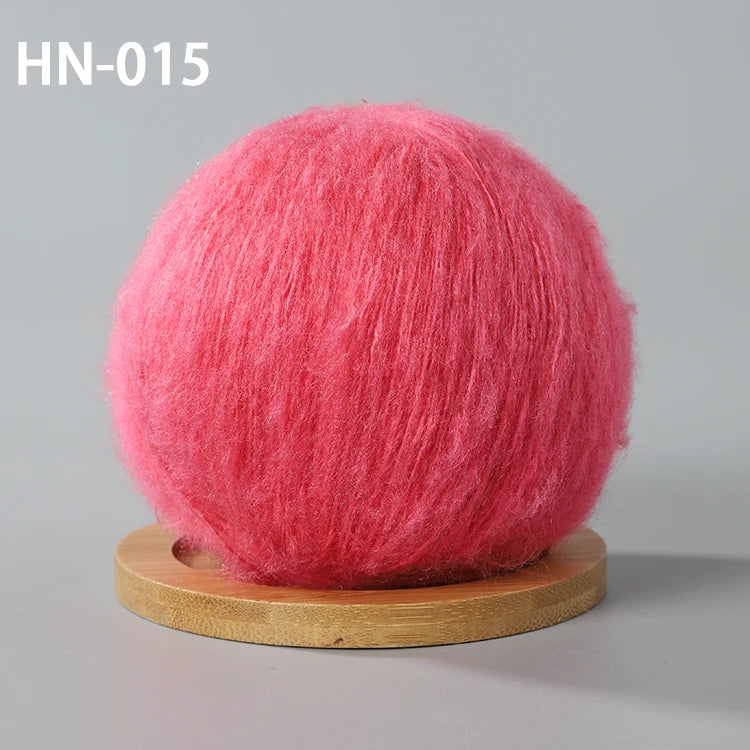 250g Crochet Mohair Yarn For Knitting Sweater Shawl Skin-Friendly Baby Wool Lace Thread ilos para tejer dedelgado Yarns 5pcs