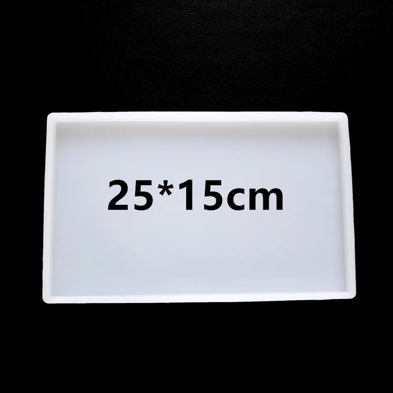 Super Big Square Coaster Silicone Resin Mold Large Fluid Mold Resin Coaster Making Epoxy Resin Crafts Coaster Mold