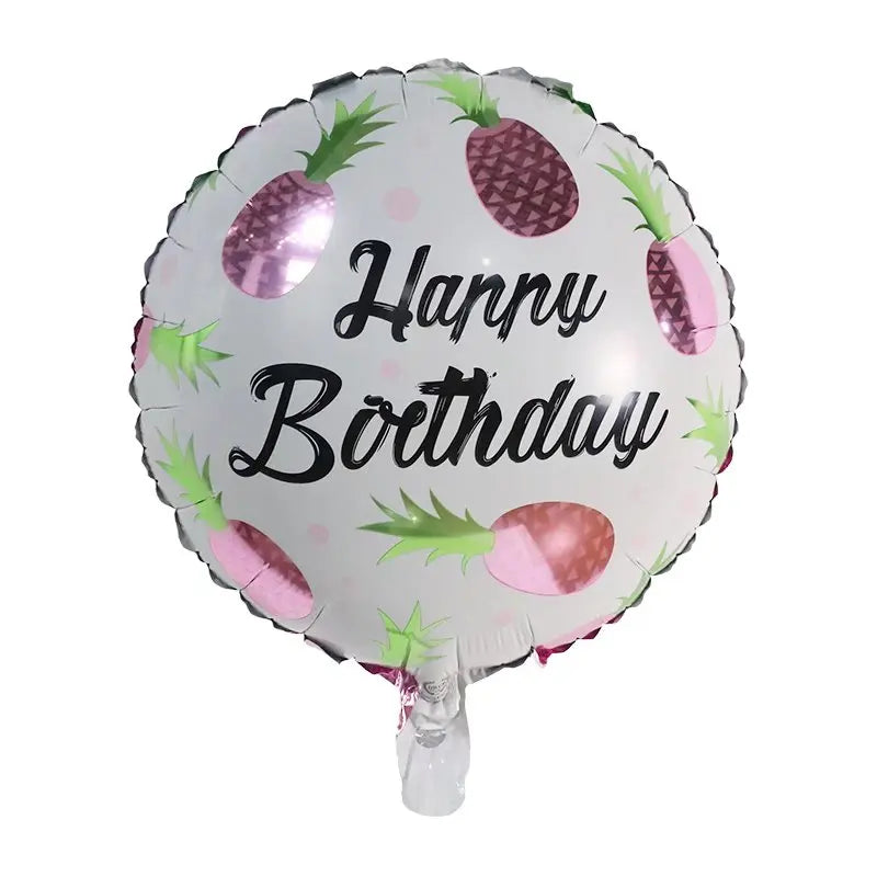 10pcs 18inch Happy Birthday Balloons Baby Shower Balloon Happy Birthday Party Decoration Foil Globos
