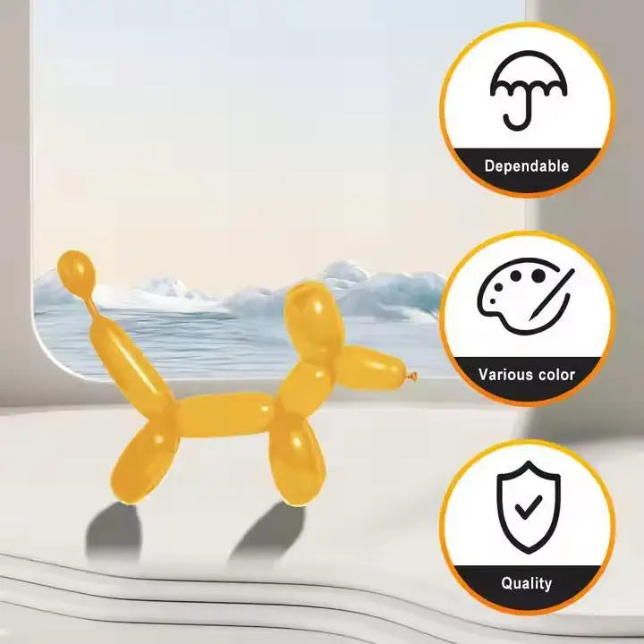 1.8G Macaron/Matte Strip Latex Balloon 15PC Blend Balloons & Accessories