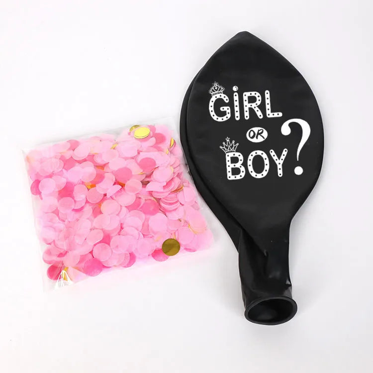 QAKGL Hot Sale Gender Reveal Balloon 36inch Boy or Girl Balloon He or She Latex Balloon for Gender Party Decoration