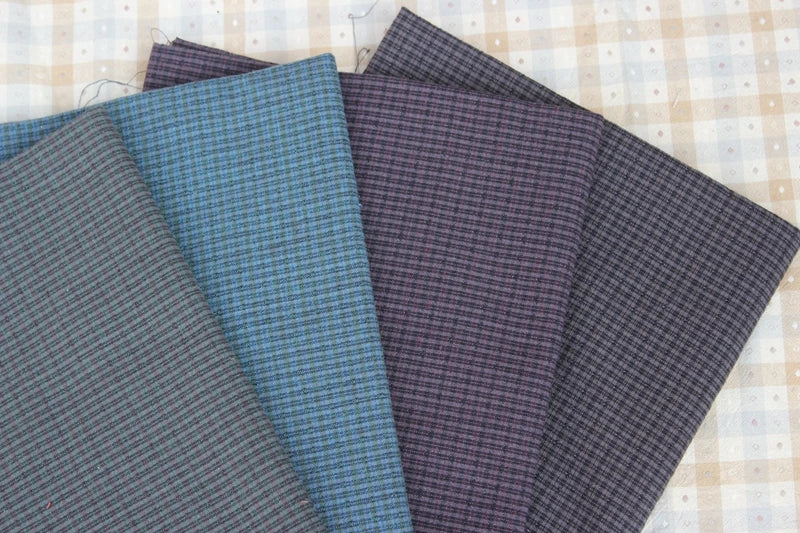 Cotton Japanese Yarn Dyed Flower Cotton Grey Beige Sewing Patchwork Fabric for Quilting Bag Purse Needlework Accessories Cloth