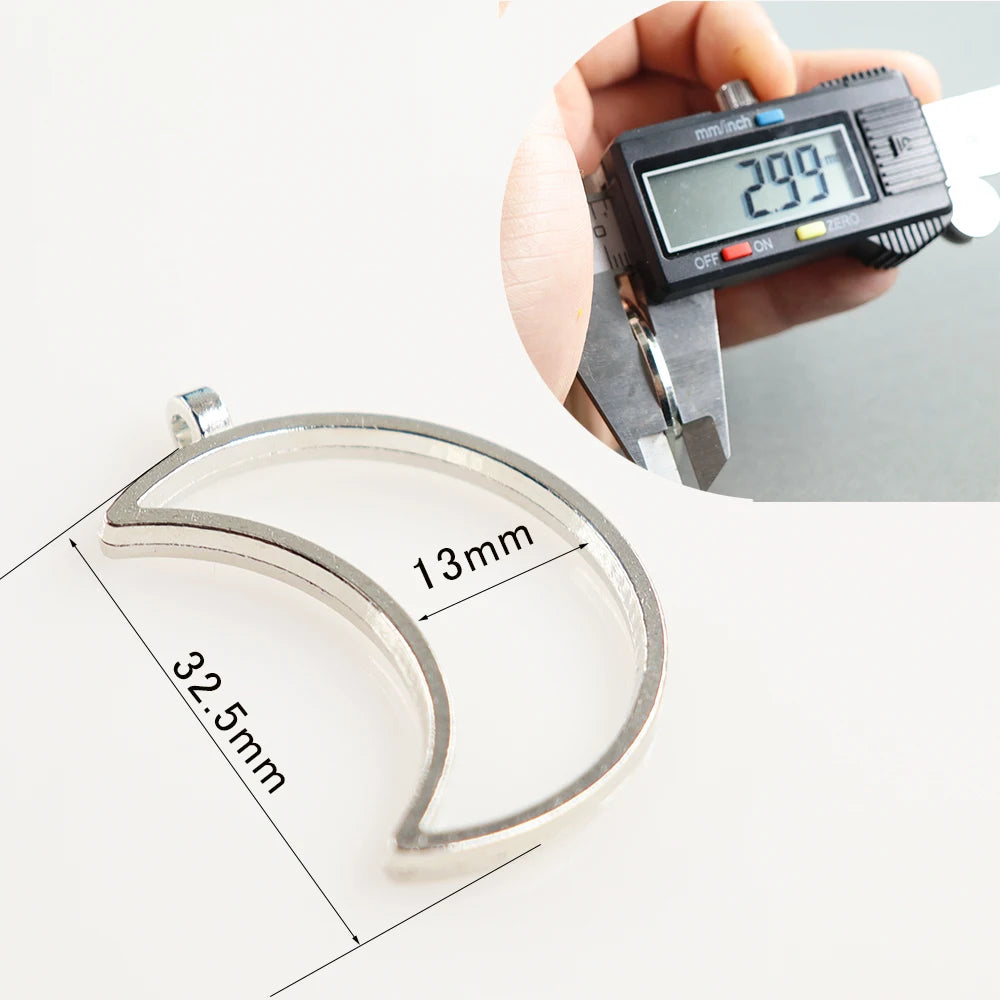 10pcs/lot  Vintage UV Epoxy Resin Metal Frame Pendant Frame Pendant DIY Making Resin Pendant Jewelry Accessories Finding