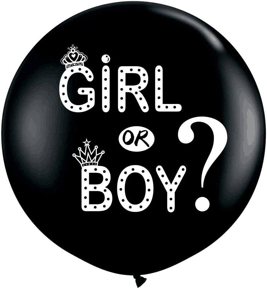 QAKGL Hot Sale Gender Reveal Balloon 36inch Boy or Girl Balloon He or She Latex Balloon for Gender Party Decoration
