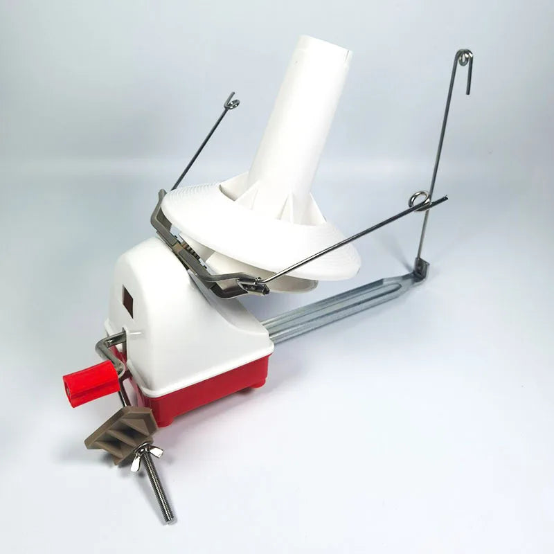 Swift Yarn Fiber String Ball Wool Winder, Holder for Household, Hand Operated Cable Needle Winding Machine Knitting Handheld Li