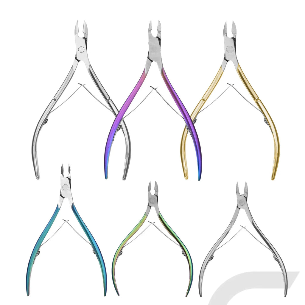 Professional Stainless Steel Straight Beauty Nail Cuticle Trimmer Nippers Cutter Clippers Remover Durable Durable Scissors