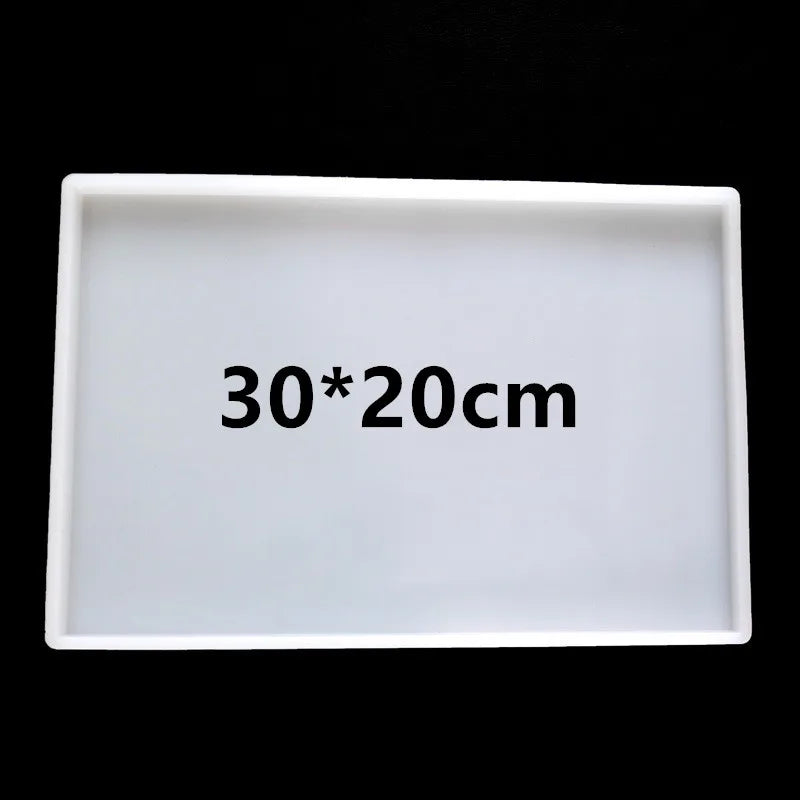 Super Big Square Coaster Silicone Resin Mold Large Fluid Mold Resin Coaster Making Epoxy Resin Crafts Coaster Mold
