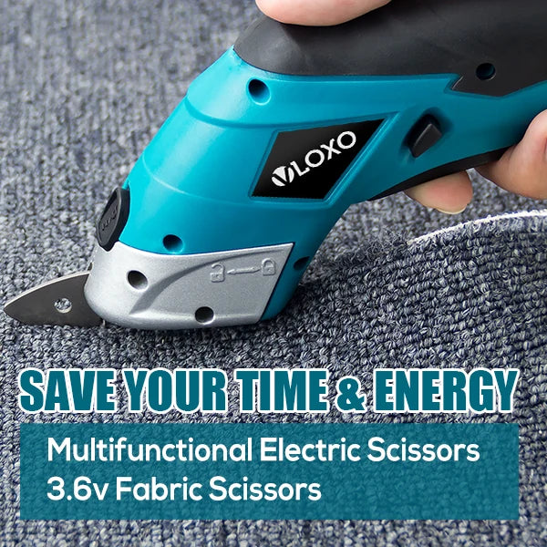 Multipurpose Cordless Tailor Sewing Paper Cutting Fabric Electric Scissors