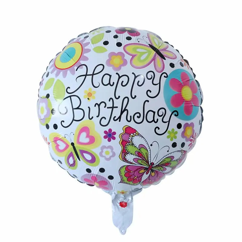 10pcs 18inch Happy Birthday Balloons Baby Shower Balloon Happy Birthday Party Decoration Foil Globos