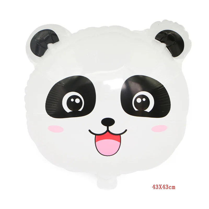 Cartoon Animal panda Balloons Hedgehog fox Squirrel Raccoon birthday party home decoration kids inflatable toys Baby Shower