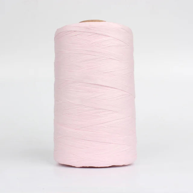 280-300 Meters Raffia Yarn For Hand Knitting Summer Raffia Straw Hats Bags Crochet Yarn Handmade Craft Knit Yarn Thread 24 Color