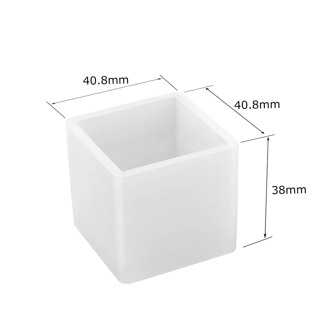 Cuboid Cube Resin Mold Crystal Epoxy Resin Silicone Mold DIY Jewelry Pendant Candle Mold Square Rectangular Sphere Casting Craft
