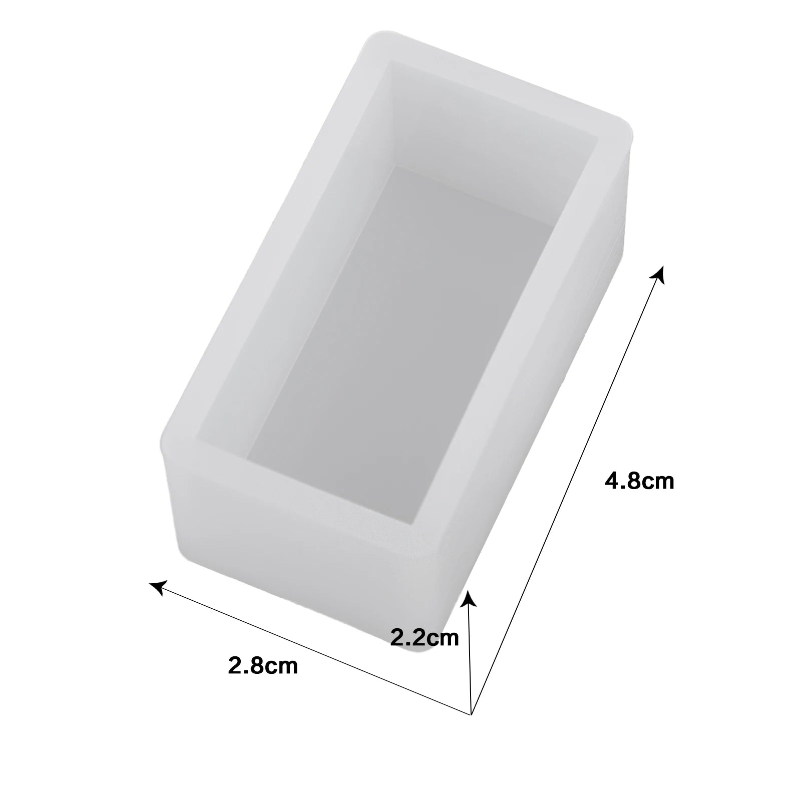 Cuboid Cube Resin Mold Crystal Epoxy Resin Silicone Mold DIY Jewelry Pendant Candle Mold Square Rectangular Sphere Casting Craft