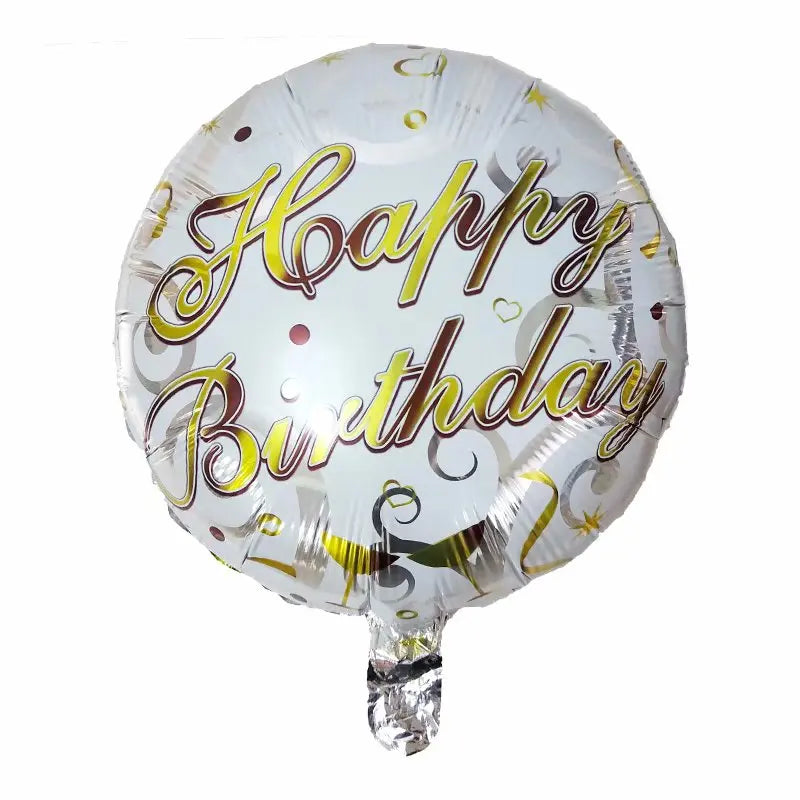 10pcs 18inch Happy Birthday Balloons Baby Shower Balloon Happy Birthday Party Decoration Foil Globos