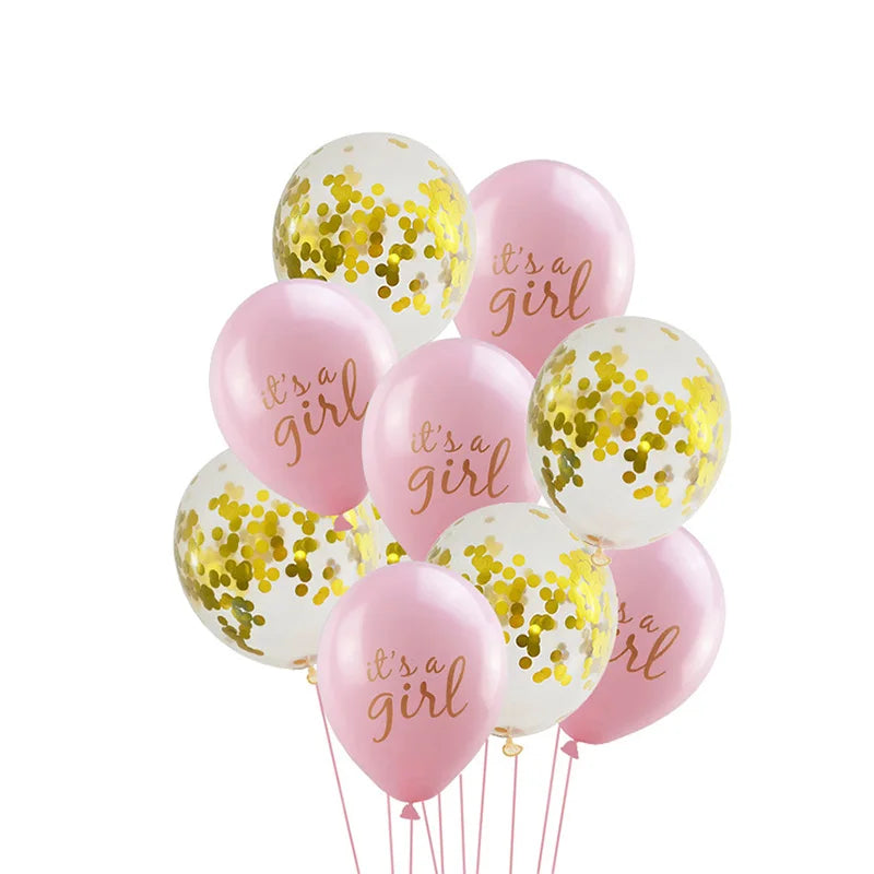 Baby Shower Boy Girl Decorations Set It's a Boy It's a Girl oh baby Balloons Gender Reveal Kids Birthday Party Baby Shower Gifts