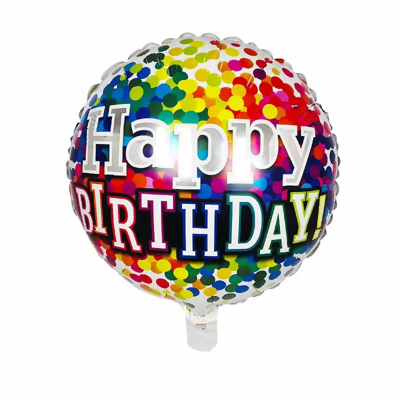 10pcs 18inch Happy Birthday Balloons Baby Shower Balloon Happy Birthday Party Decoration Foil Globos