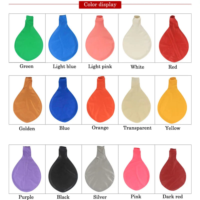 1pcs 36 Inch Big Latex Balloon Wedding Decoration Balloons Inflatable Helium Air Balls Happy Birthday Party Balloons