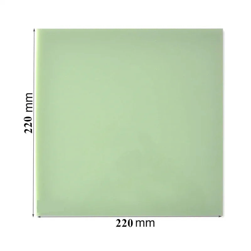 220x220x3mm Polypropyiene Build Plates for 3D Printers MK2/MK2A/MK3, Anet A8, A6, Prusa i3 , Wanahao ,Creality