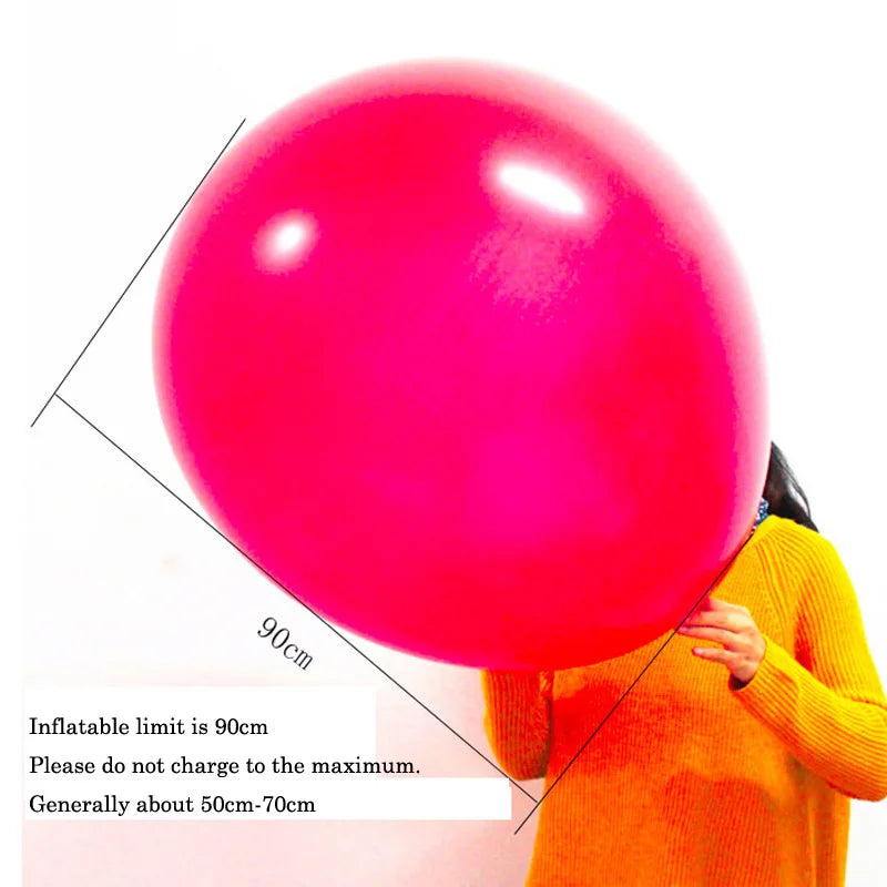 1pcs 36 Inch Big Latex Balloon Wedding Decoration Balloons Inflatable Helium Air Balls Happy Birthday Party Balloons