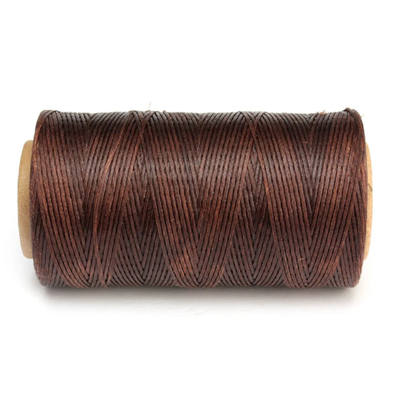 High Quality Durable 240 Meters 1mm 150D Leather Waxed Thread Cord for DIY Handicraft Tool Hand Stitching Thread