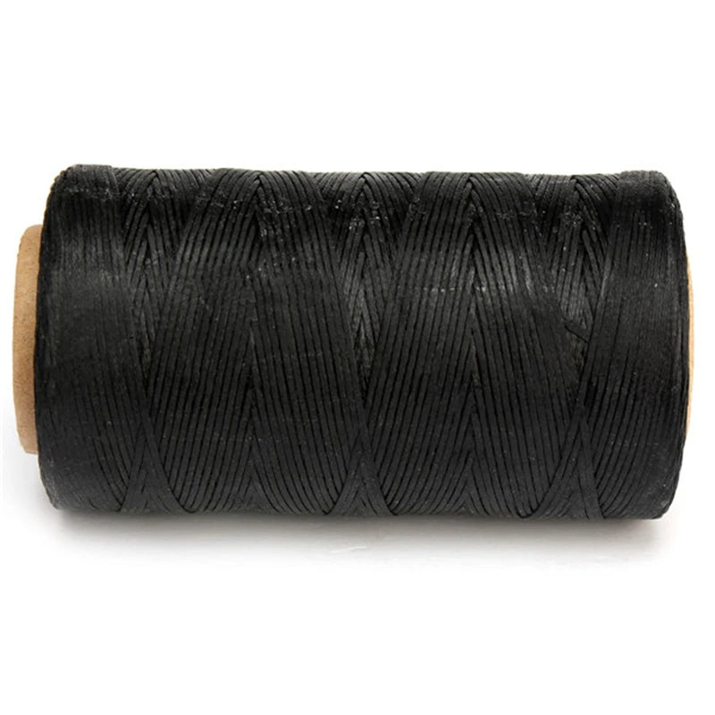 High Quality Durable 240 Meters 1mm 150D Leather Waxed Thread Cord for DIY Handicraft Tool Hand Stitching Thread