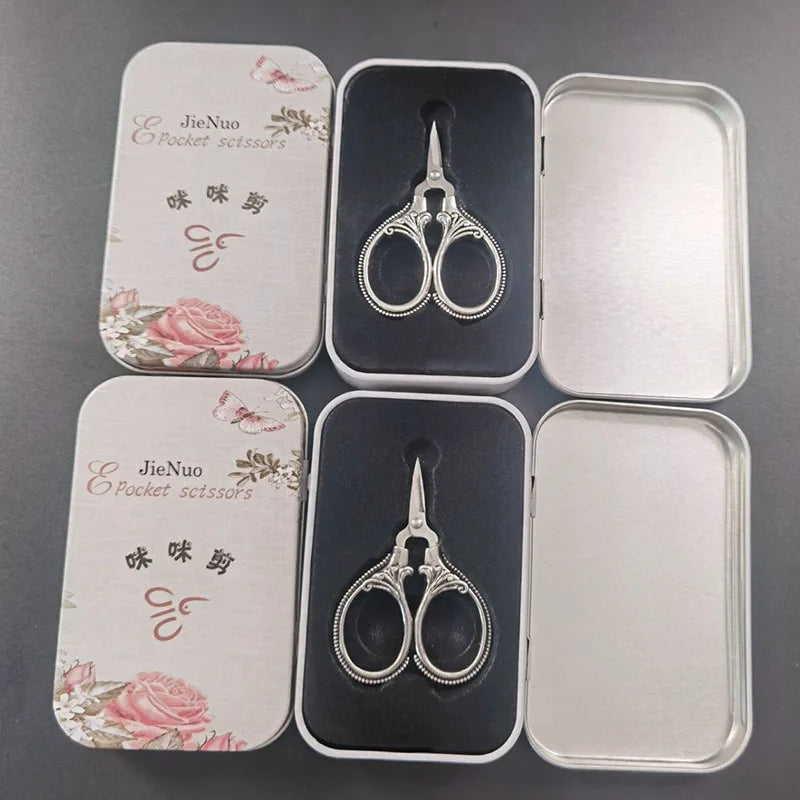 Mimi Portable Small Scissors Household Craft and Embroidered Thread Cutting Scissors Convenient Pocket Size