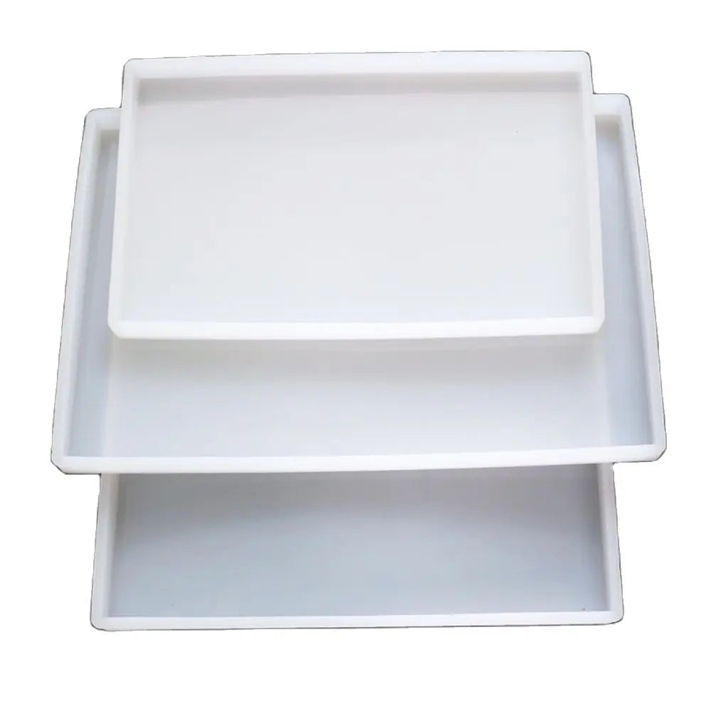 Super Big rectangle Square Coaster Silicone Mold Large Fluid Arts Coaster Making Epoxy Resin mold Crafts Make Your Own Coaster