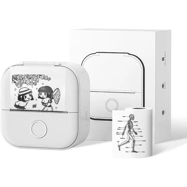 Phomemo T02 Sticker Printer Thermal Sticker Maker Sticky Note Receipt Printer for DIY, Scrapbook, Journal, Notes