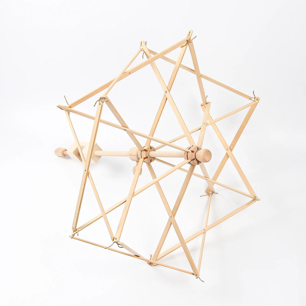 1 PCs Wooden Swift Yarn Winder String Wool Winder Holder Umbrella Hand-Operated Knitting Needle Yarn Craft Skein Winder Tools