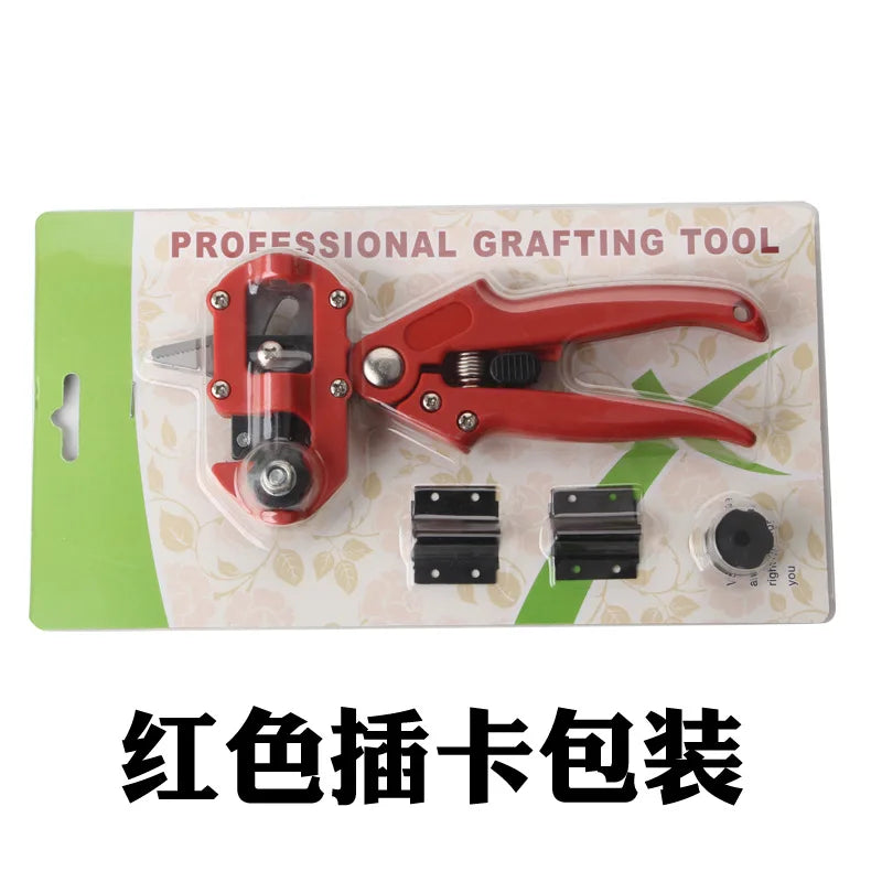 Hot DIY Garden Grafting Machine Tool Set Grafting Cutting Scissors for Seedlings Fruit Trees-Premium Quality