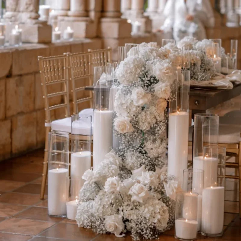 Luxury Decorative Sand Candle Wax Colorful Pearled USA Popular Customizable Natural Palm Wax for Holidays Bars Ramadan