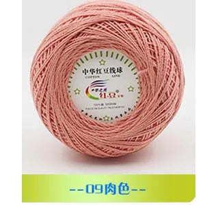 50g Worsted Middle Thin Lace Cotton Yarn Cotton Thread Crochet Thread for Hand Knitting Sewing Thread Width 1.5mm #5