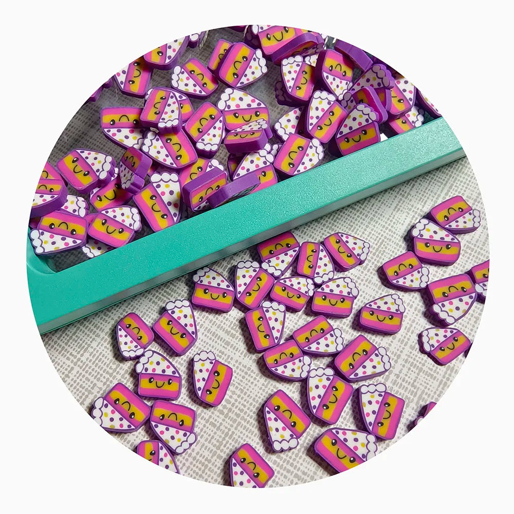 500g Cake Polymer Clay Sprinkle for Kids Diy,Soft Clay for Craft Clay/Nail Art/Scrapbook Decoration DIY Slime Shaker Fillings