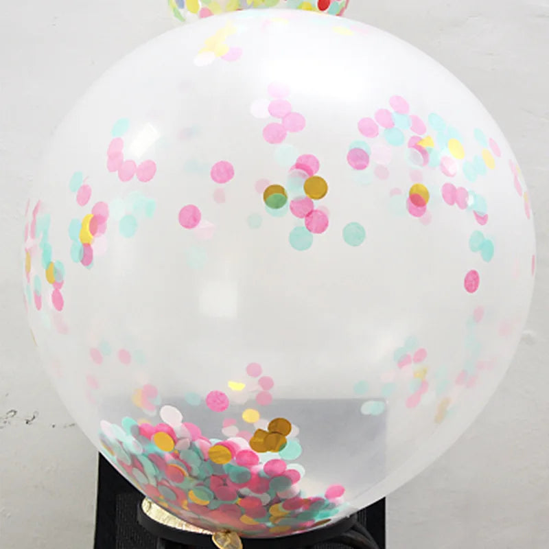 10Pcs 18 Inch Thick 10g Clear Latex Balloon Transparent Ballon Confetti Fills Balloons Wedding Decoration Birthday Party Ballon