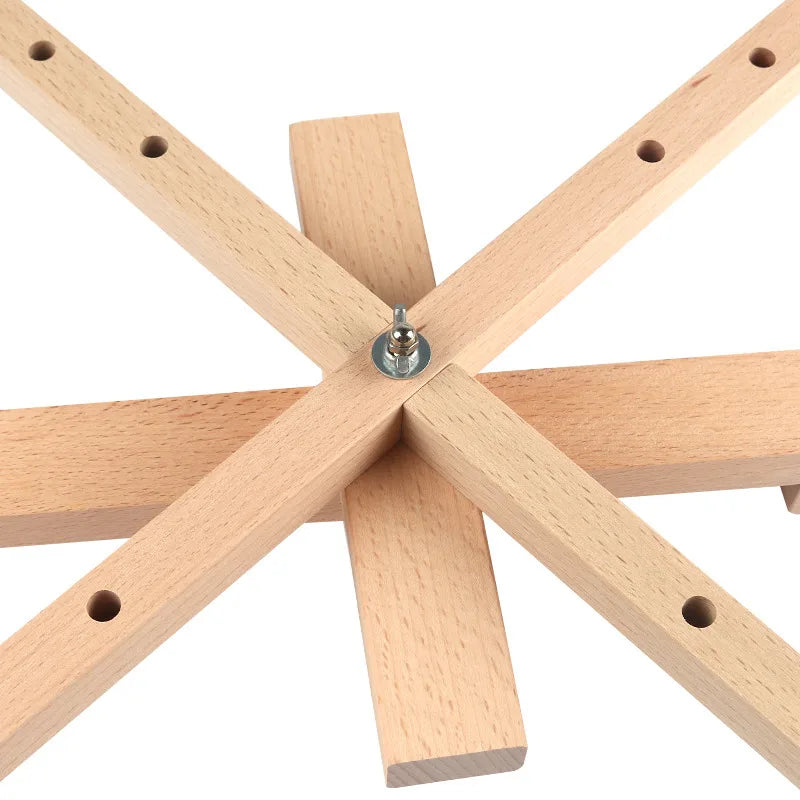 1 PCs Wooden Swift Yarn Winder String Wool Winder Holder Umbrella Hand-Operated Knitting Needle Yarn Craft Skein Winder Tools