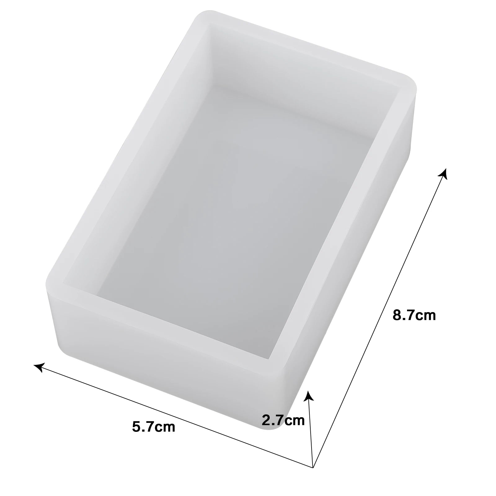 Cuboid Cube Resin Mold Crystal Epoxy Resin Silicone Mold DIY Jewelry Pendant Candle Mold Square Rectangular Sphere Casting Craft