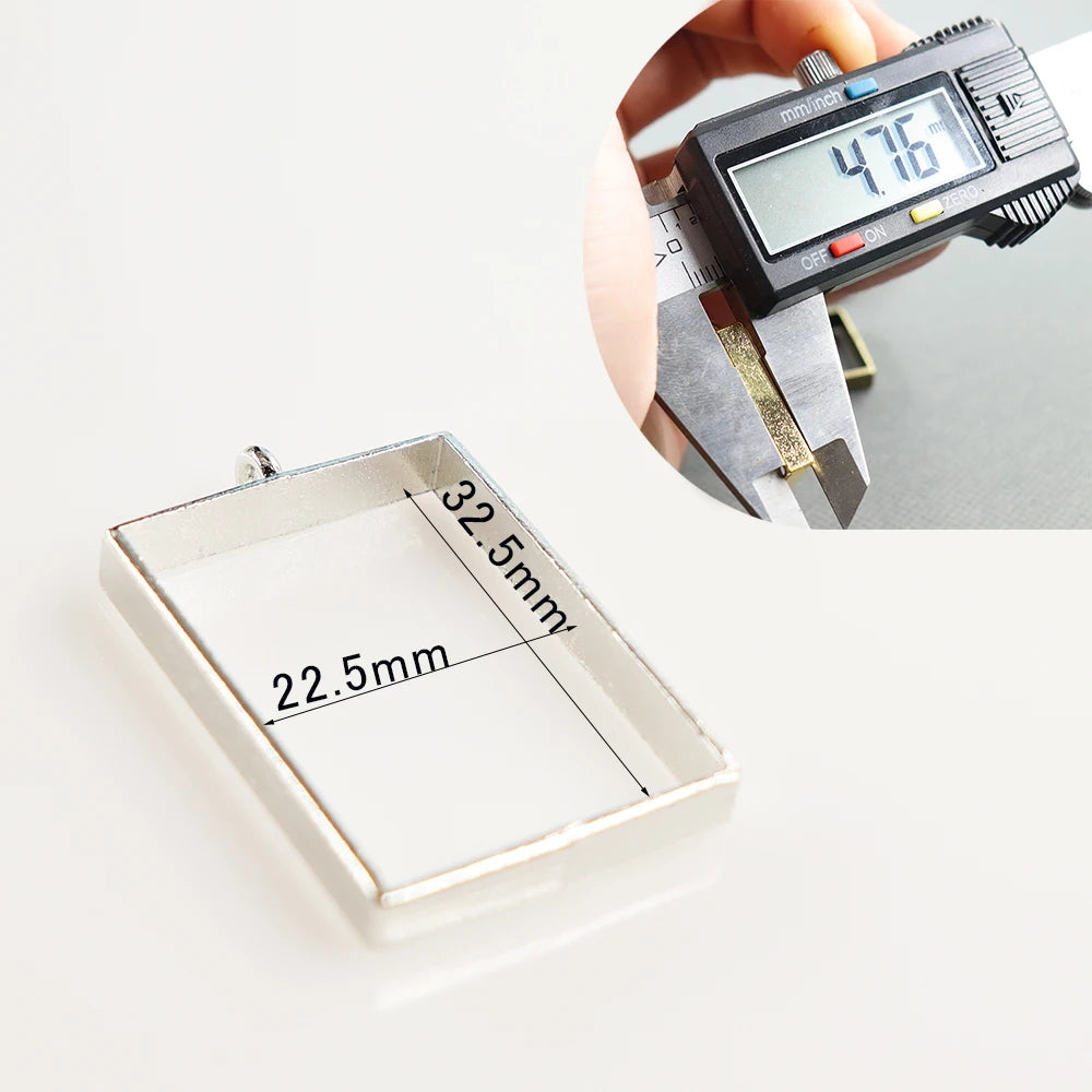 10pcs/lot  Vintage UV Epoxy Resin Metal Frame Pendant Frame Pendant DIY Making Resin Pendant Jewelry Accessories Finding