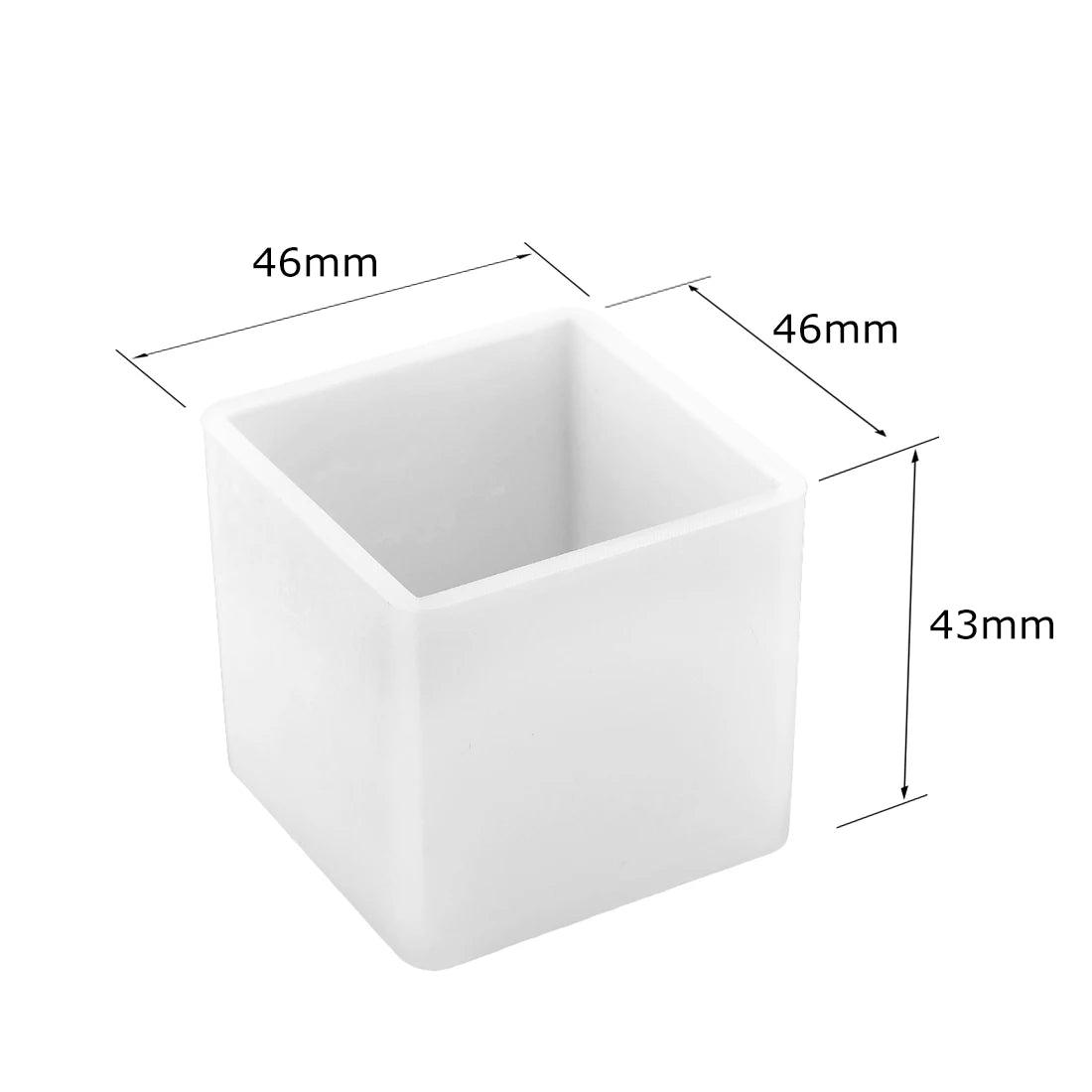 Cuboid Cube Resin Mold Crystal Epoxy Resin Silicone Mold DIY Jewelry Pendant Candle Mold Square Rectangular Sphere Casting Craft