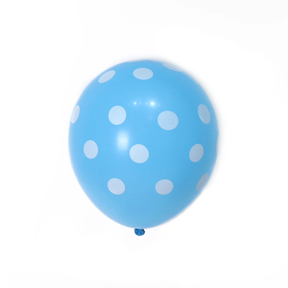 100pcs/bag China Supplier Wholesale Lucky Stuffing Spot 12 Inch  Latex Balloons Different Dot Latex Balloon