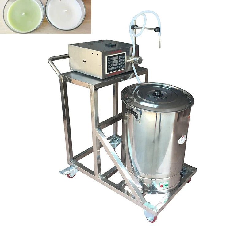 Semi Automatic Candle Wax Filling Machine for Soy/Paraffin/Gel/Bee/Hair/Sugar Wax Packaging Glass Candle Making Yide Machinery
