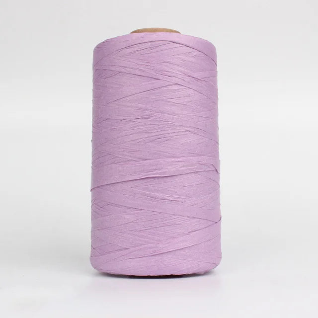 280-300 Meters Raffia Yarn For Hand Knitting Summer Raffia Straw Hats Bags Crochet Yarn Handmade Craft Knit Yarn Thread 24 Color