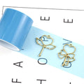 1 Roll 5m UV Tape DIY Epoxy Resin Crafts Tools Metal Frame Anti-leak Glue Adhesive Transparent Jewelry Making Tools
